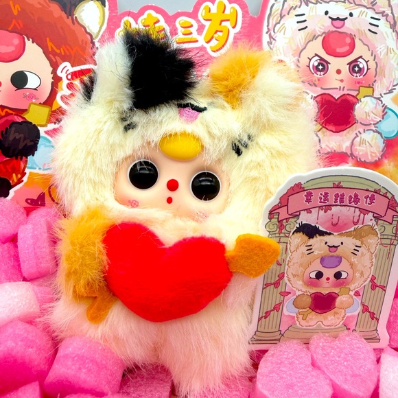 Baby Three Accessories - Baby Three Cupid Series Blind Box Vinyl Plush Figure 💘